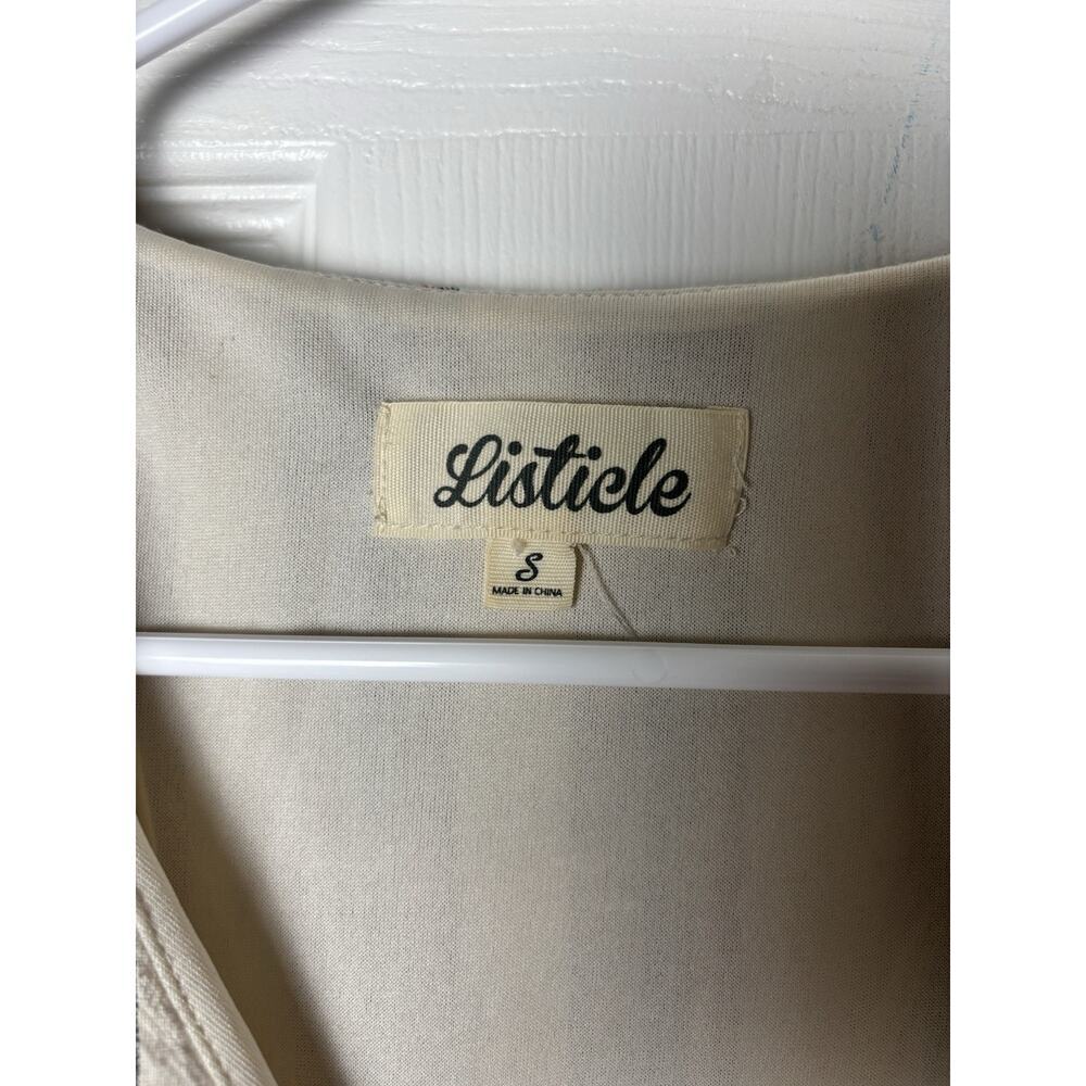 Listicle Oversized Stripe BOHO Dress Small - Picture 2 of 5